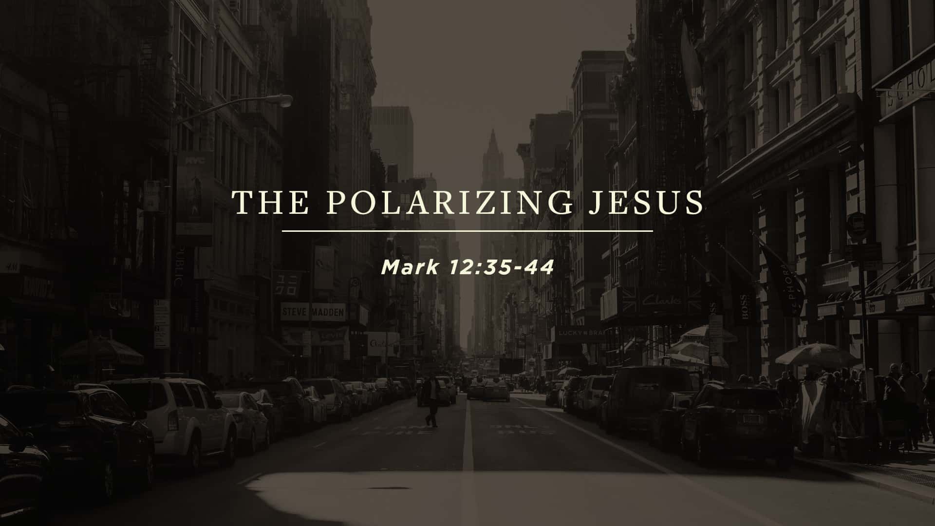 The Polarizing Jesus