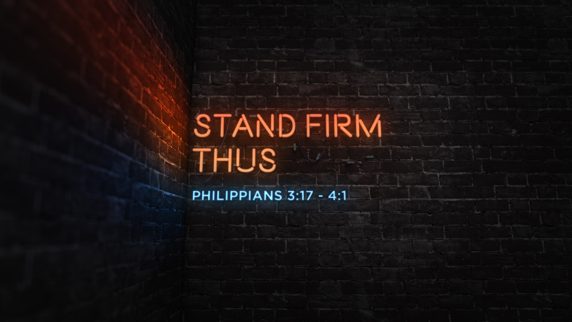 Stand Firm Thus